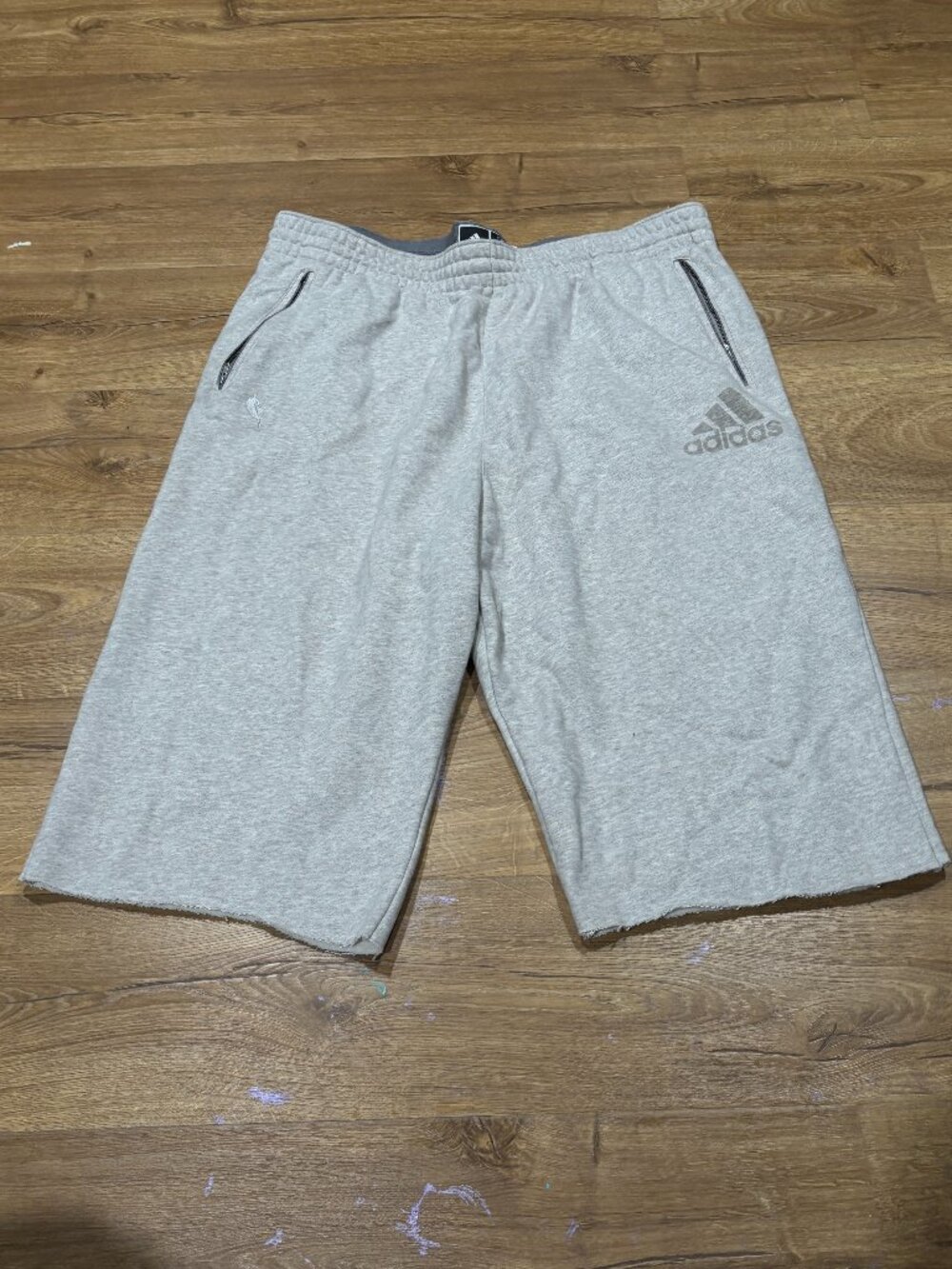 Crazy Vintage Official NBA X Adidas Logo Super Baggy Sweatshorts